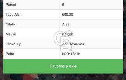 MUĞLA MENTEŞE GÜLAĞZINDA SATILIK VİLLA ARSASI