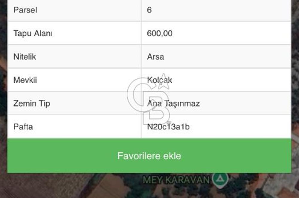 MUĞLA MENTEŞE GÜLAĞZI SATILIK VİLLA ARSASI