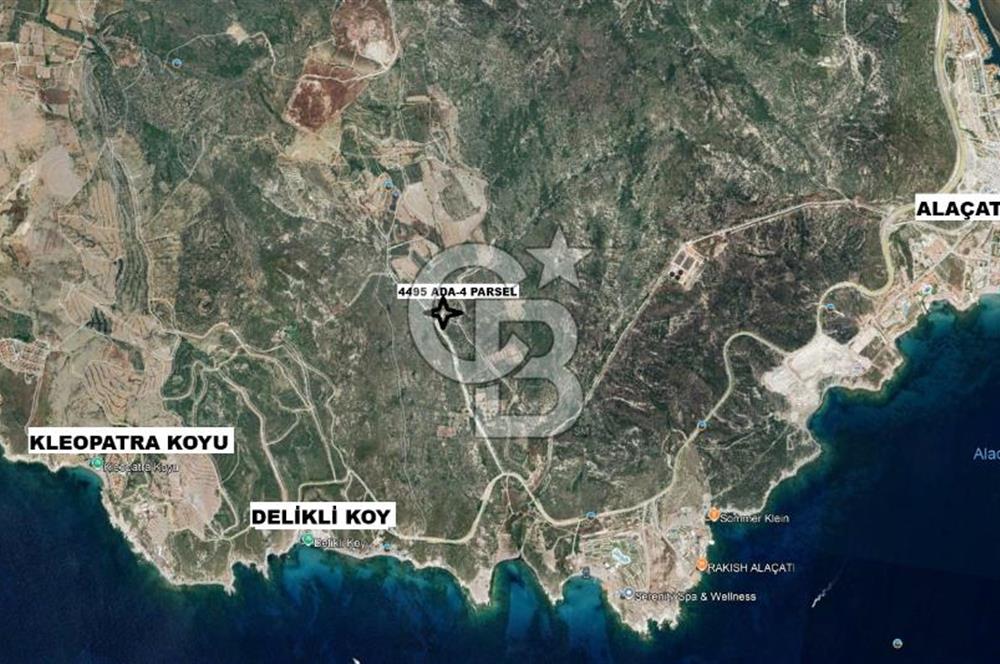 ALAÇATI PORT'A VE PLAJLARA ÇOK YAKIN KONUMDA SATILIK ARSA
