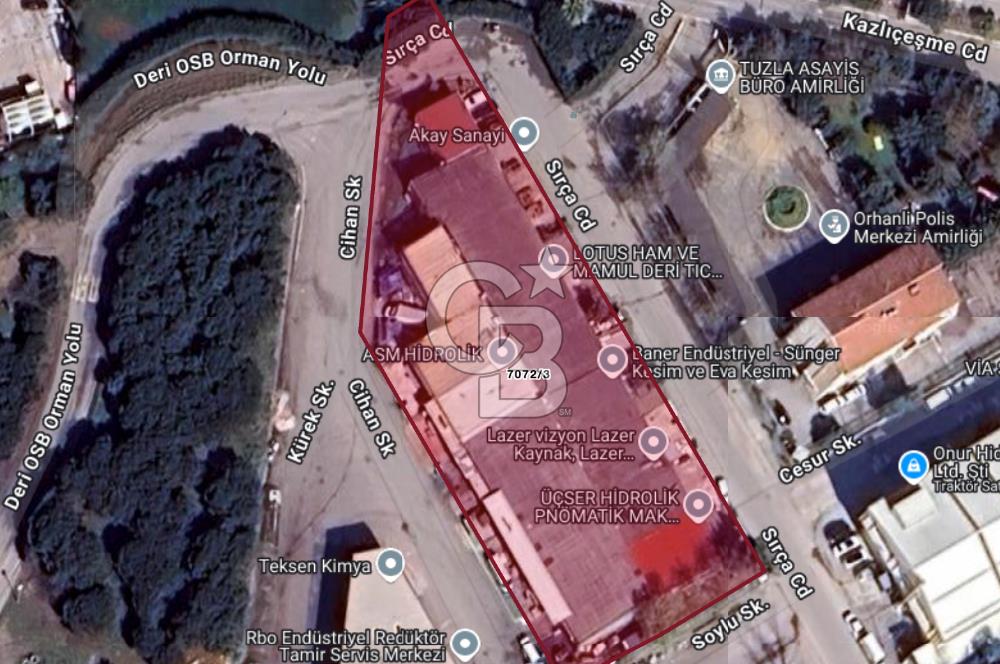 İstanbul, Tuzla, Orhanlı, Deri OSB, Deri Yan Sanayi, Satılık 850 m2 İmalathane, Dükkan, İş Yeri, Atölye