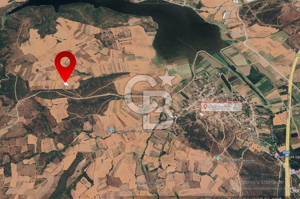 ÇANAKKALE BİGA ÇELİKGÜRÜ KÖYÜNDE SATILIK ARAZİ