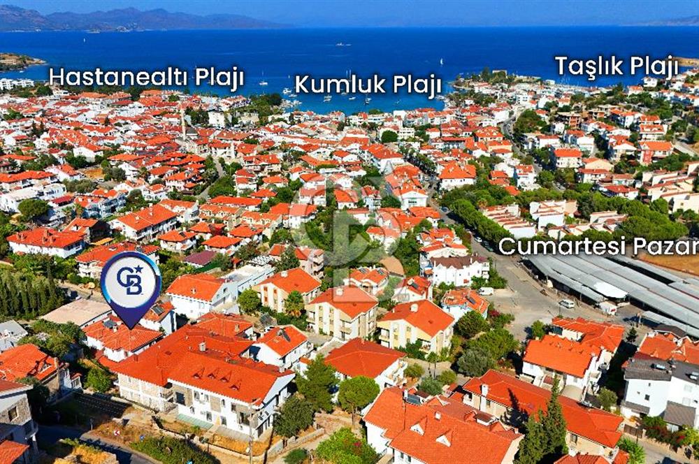 DATÇA MERKEZ’DE 2 +1 , BAHÇELİ DUBLEKS VİLLA!