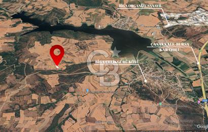 ÇANAKKALE BİGA ÇELİKGÜRÜ KÖYÜNDE SATILIK ARAZİ