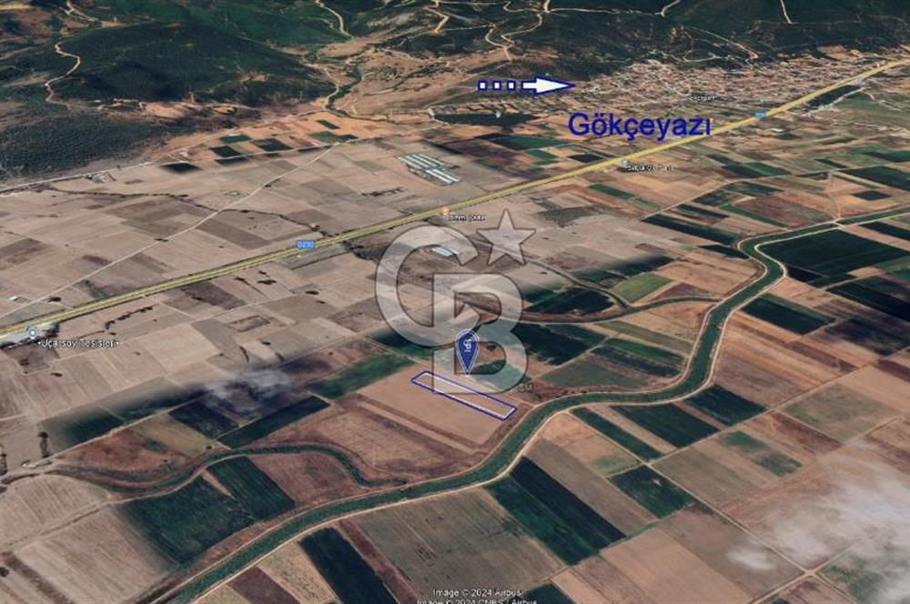 CB KiNG 'DEN GÖKÇEYAZI ORTAMAHALLE'DE SATILIK 3530 M2 TARLA