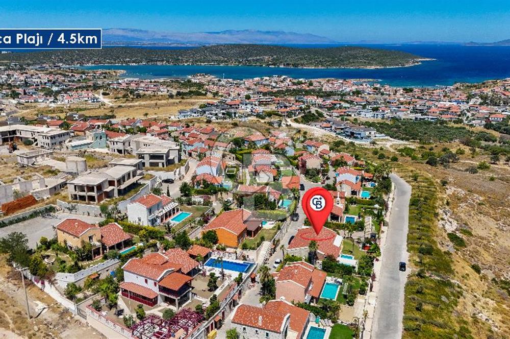 Çeşme Jardin Eden Sitesi 3+1 Müstakil Havuzlu Satılık Villa