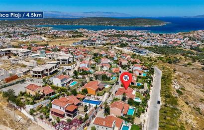 Çeşme Jardin Eden Sitesi 3+1 Müstakil Havuzlu Satılık Villa