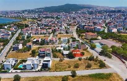 ÇANAKKALE KEPEZ SAHİLDE DENİZE 300M MESAFEDE 314 M² SATILIK ARSA