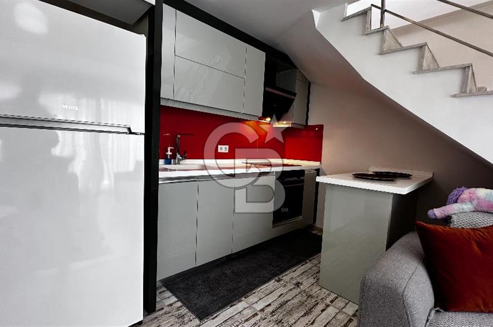 Karşıyaka Dubleks Eşyalı Kiralık 1+1 Satılık Anadolu Cad 75m2