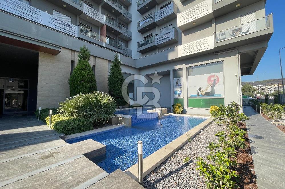 Ege Serbest Bölgesi Yakını, Havuzlu Sitede 1+1 Kiralık Daire