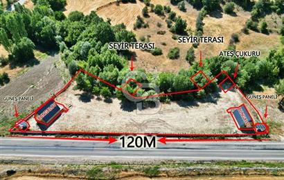 DERE KENARINDA ANAYOL ÜZERİNDE 10 BUNGALOVLUK FIRSAT ARAZİSİ !!