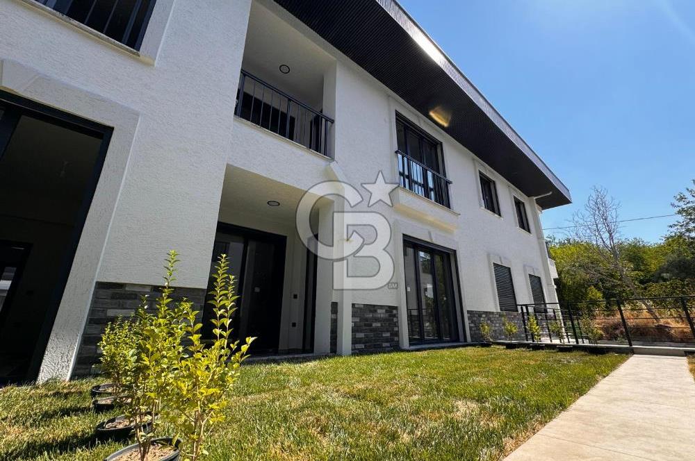 GÜRE ÇAMLIBELDE BAHÇE KULLANIMLI HAVUZLU SATILIK 1+1 DAİRE