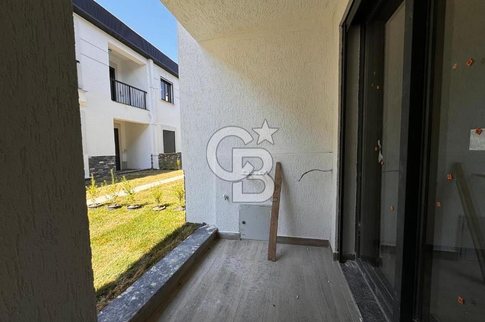 GÜRE ÇAMLIBELDE BAHÇE KULLANIMLI HAVUZLU SATILIK 1+1 DAİRE