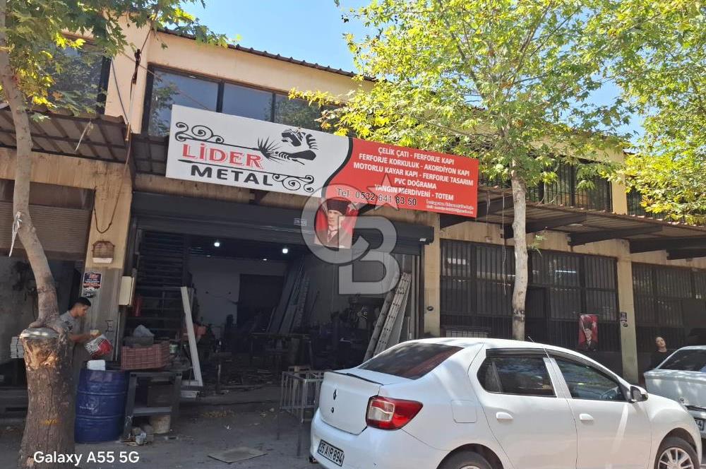 MENEMEN ULUKENT SANAYİ SİTESİNDE CB İYA'DAN SATILIK İŞ YERİ