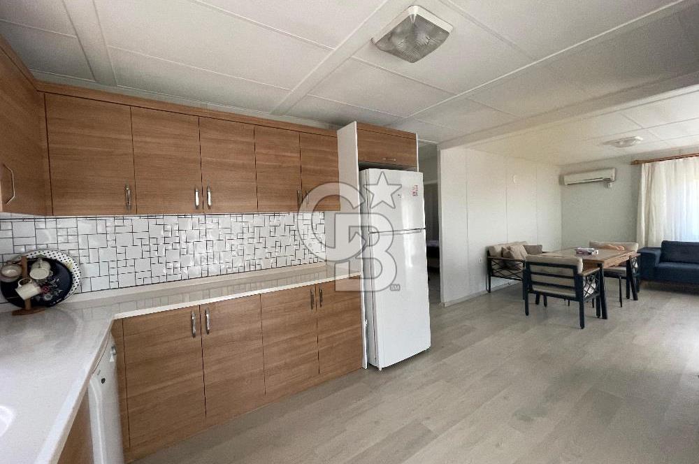 Menderes Çamönünde Havuzlu,Full Eşyalı 2+1 Prefabrik Ev ve Arsa