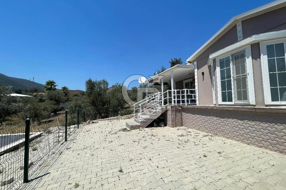 Menderes Çamönünde Havuzlu,Full Eşyalı 2+1 Prefabrik Ev ve Arsa