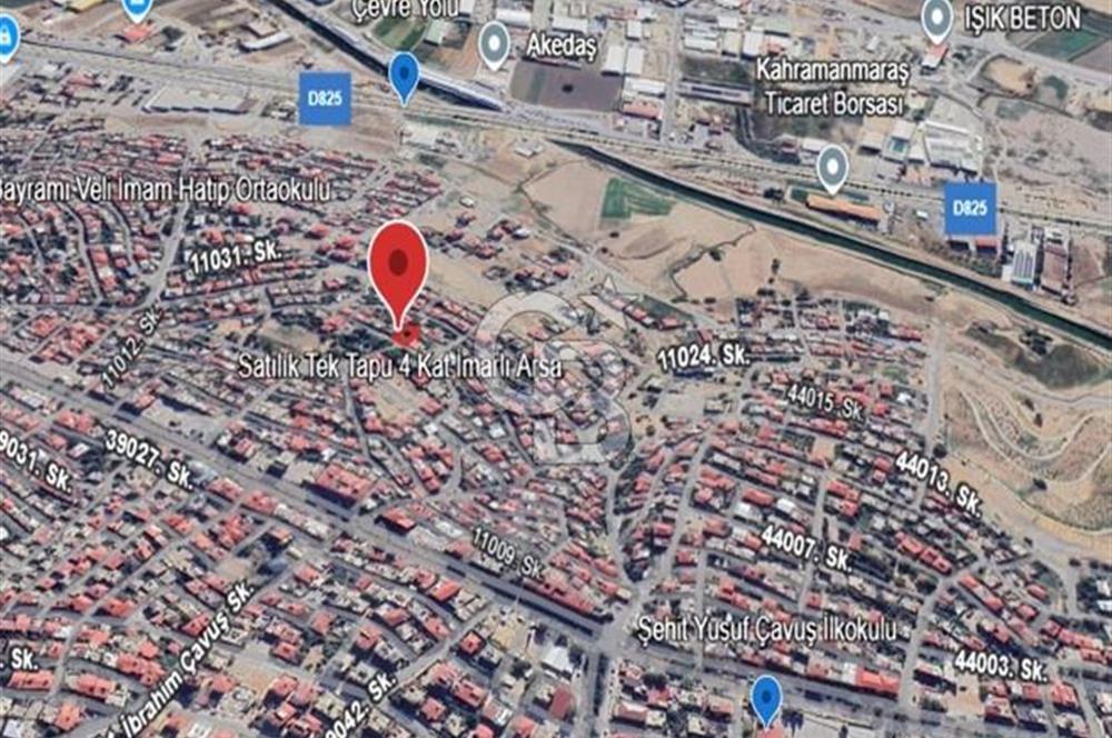 CB'DEN BARBAROS MH.DE (360m2) SATILIK 4 KAT KONUT İMARLI ARSA