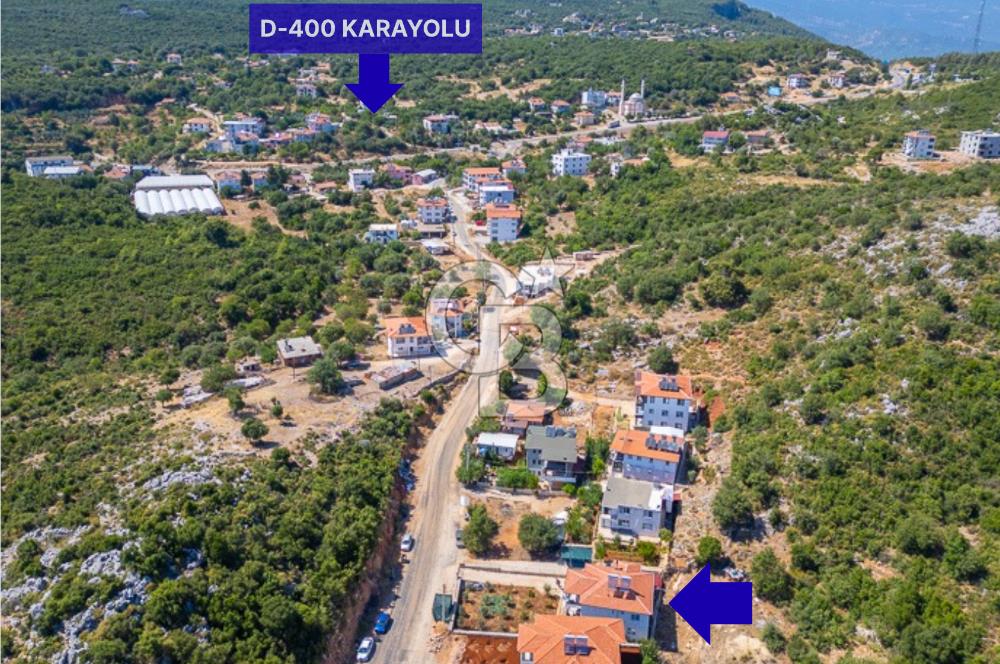 CB ARDENDEN ANTALYA KAŞ AĞULLUDA 2 KATLI BAHÇELİ SATILIK EV