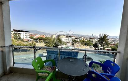 İZMİR, BAYRAKLI OSMANGAZİ HAVUZLU SİTEDE EŞYALI KİRALIK 2+1 DAİRE