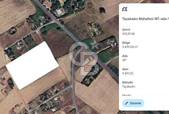 ARNAVUTKÖY TAYAKADIN 187-95 PARSEL 9500 m2 TEK TAPU SATILIK