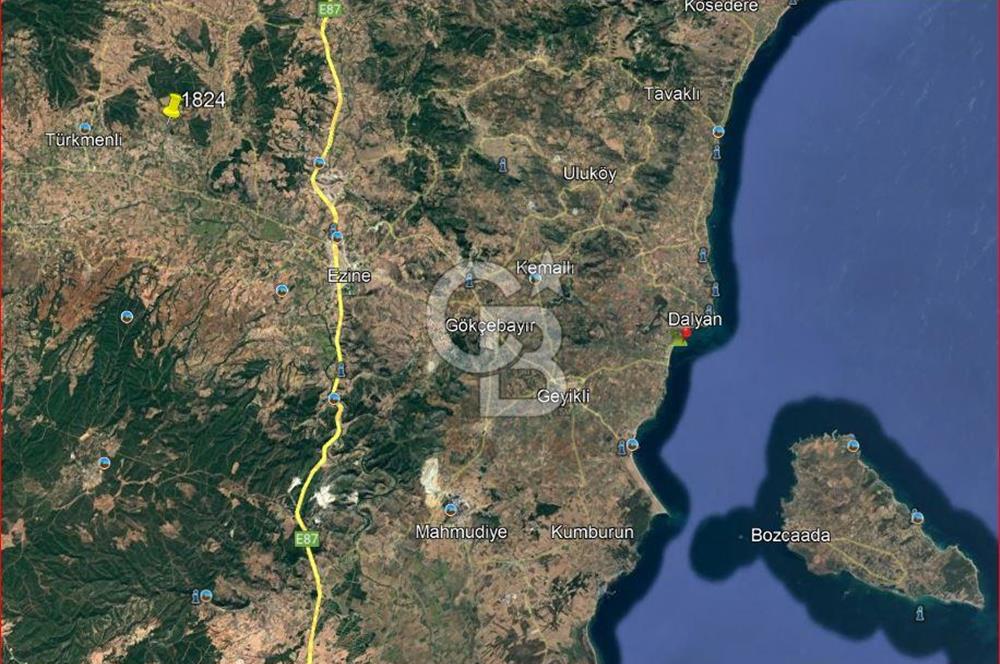 ÇANAKKALE,BAYRAMİÇ,YAHŞİELİ KÖYÜNDE SATILIK ARSA