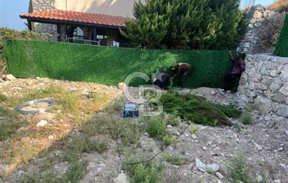 Karaburun Mordoğan Çatalkaya'da Full Deniz Manzaralı Arsa