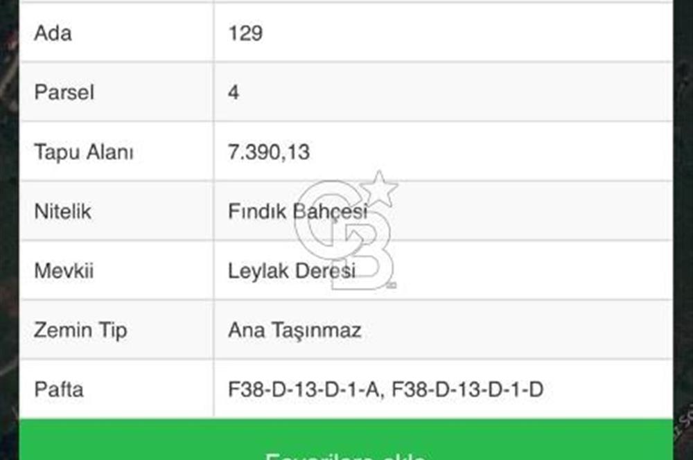 KOZLUK MERKEZE YAKIN SATILIK FINDIKLIK