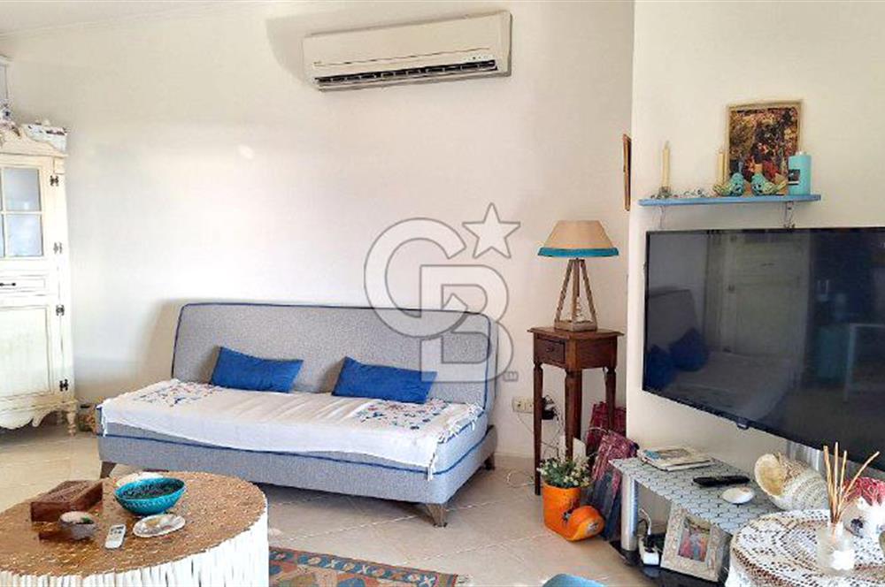 Gümüşlük Koyunbaba’da Deniz Manzaralı Bahçe Katı; Satılık Daire