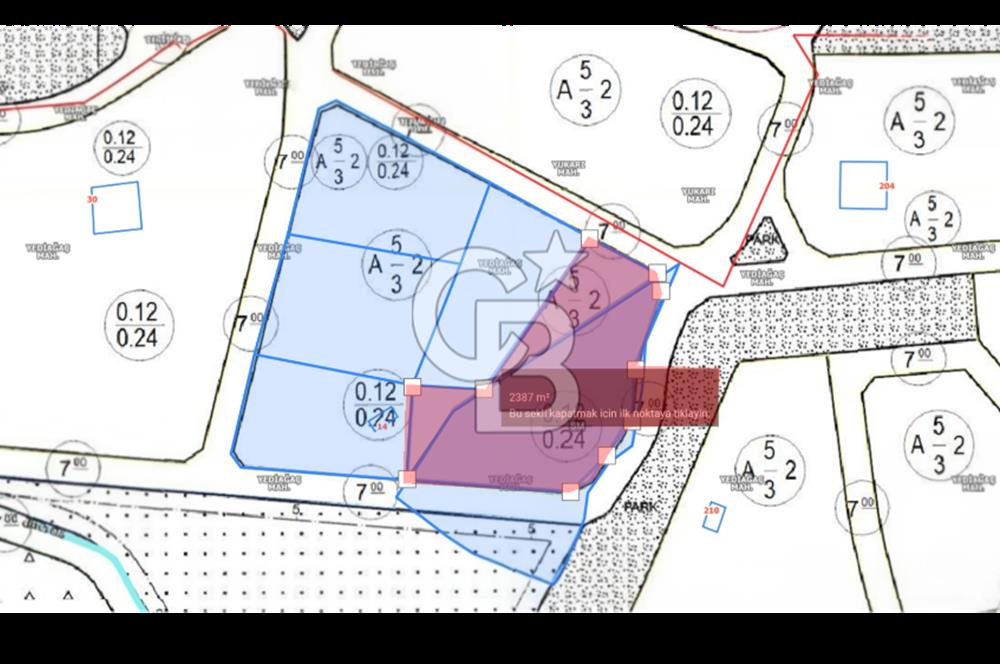 Yediağaç'ta Eşsiz Manzaralı, 2400 m² Net Alanlı Tek Tapu Arsa!