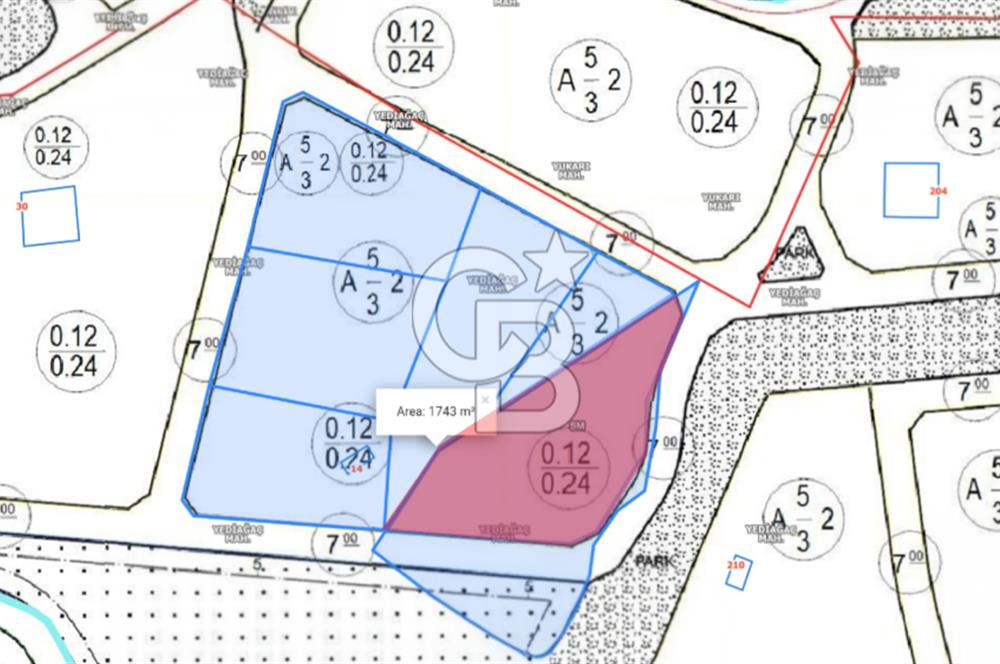 Yediağaç'ta Eşsiz Manzaralı, 2400 m² Net Alanlı Tek Tapu Arsa!
