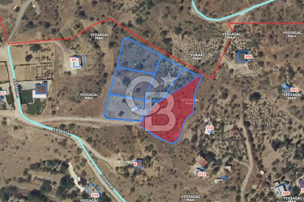 Yediağaç'ta Eşsiz Manzaralı, 2400 m² Net Alanlı Tek Tapu Arsa!