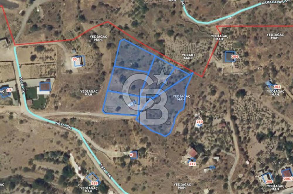 Yediağaç'ta Eşsiz Manzaralı, 2400 m² Net Alanlı Tek Tapu Arsa!