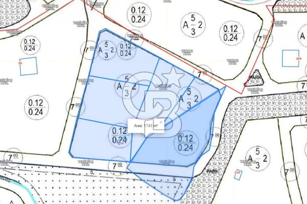 Yediağaç'ta Eşsiz Manzaralı, 2400 m² Net Alanlı Tek Tapu Arsa!
