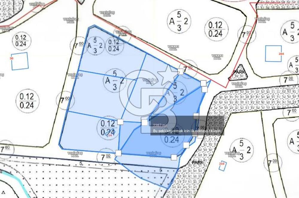 Yediağaç'ta Eşsiz Manzaralı, 2400 m² Net Alanlı Tek Tapu Arsa!