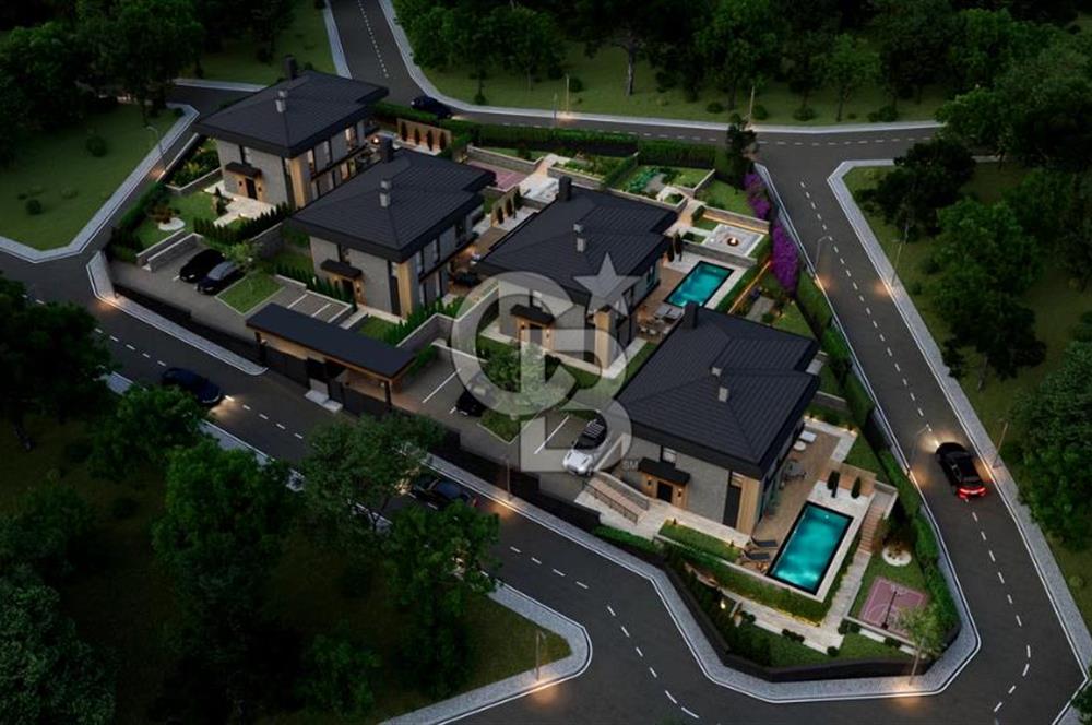 Beykoz Çavuşbaşı'nda Havuzlu, Şömineli, 8+1 Ultra Lüks Villalar