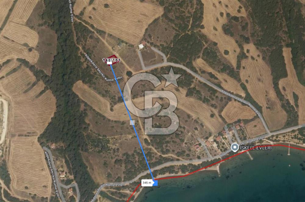 Edirne Keşan Sazlıdere Satılık 542 M2 Villa İmarlı Arsa