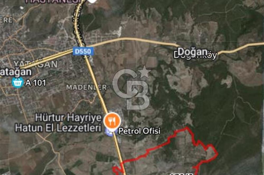 Muğla Yatağan Bozarmut Mahallesinde Satılık Araç Takaslı 414 Metre Mare Arsa