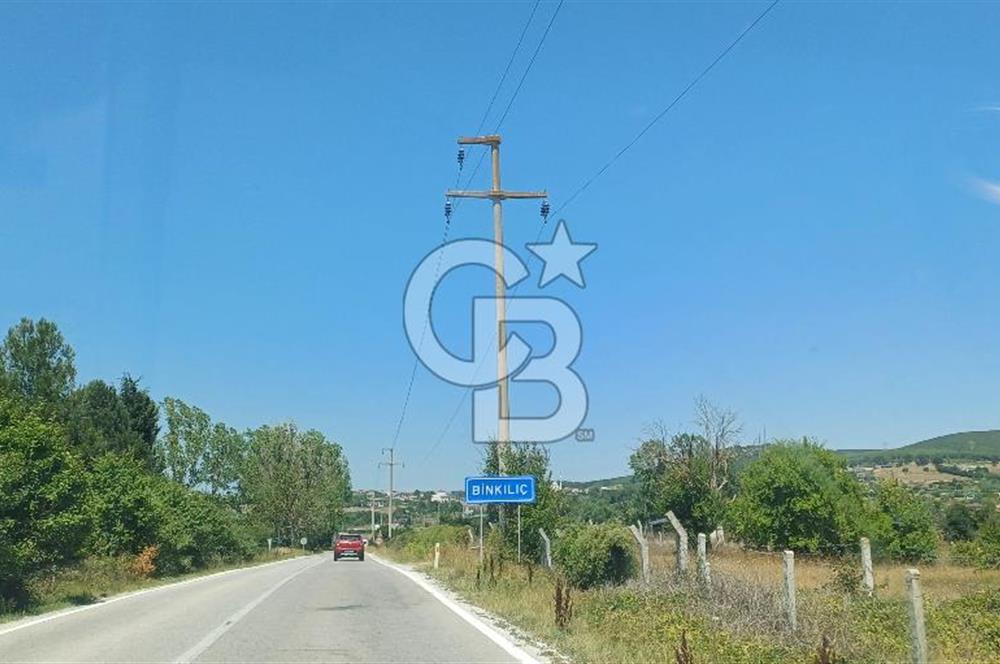 ÇATALCA BİNKILIÇ'TA ORMAN CEPHELİ ACİL SATILIK TEK TAPU ARSA