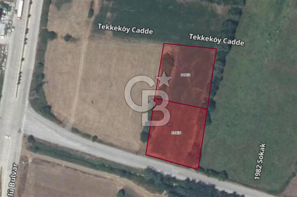TEKKEKÖY MERKEZ’DE TİCARETİN KALBİNDE – 2.126 m² T2 TİCARET ARSASI – KAT KARŞILIĞI VERİLECEK!
