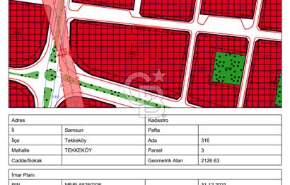 TEKKEKÖY MERKEZ’DE TİCARETİN KALBİNDE – 2.126 m² T2 TİCARET ARSASI – KAT KARŞILIĞI VERİLECEK!