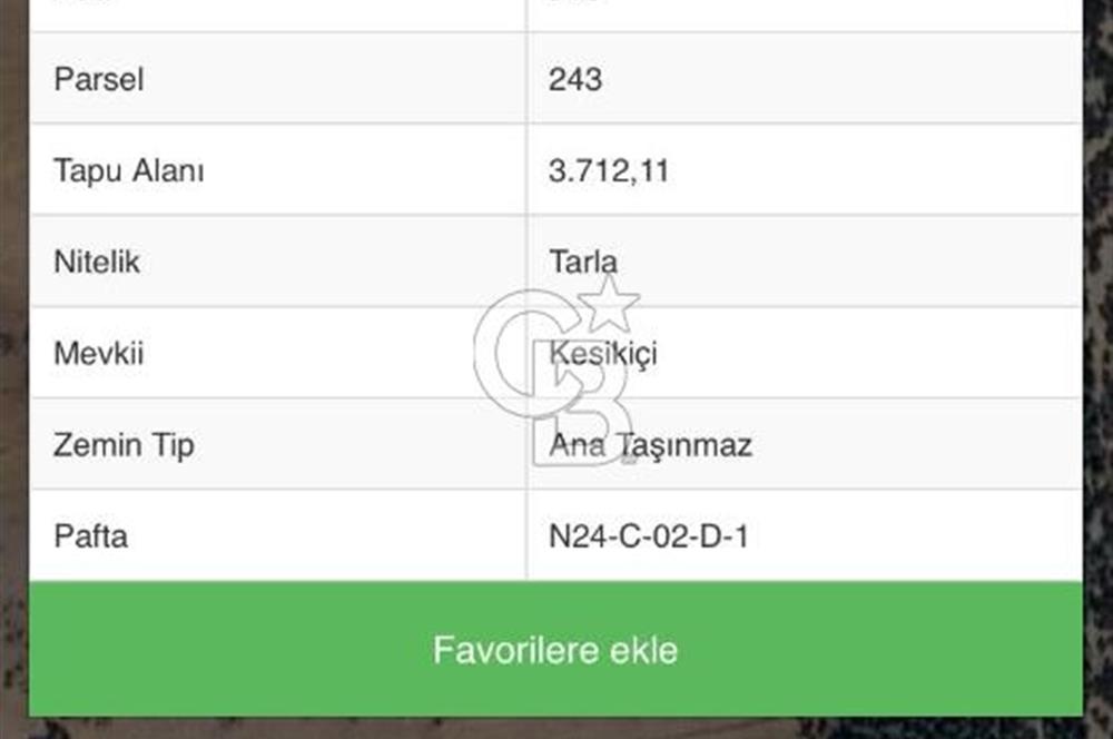 ANTALYA Korkuteli Bozova da yatırımlık arazi