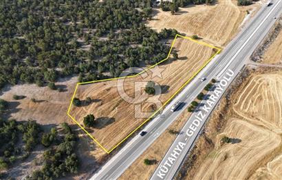 Kütahya merkezde duble otobana cephe şahane arazi