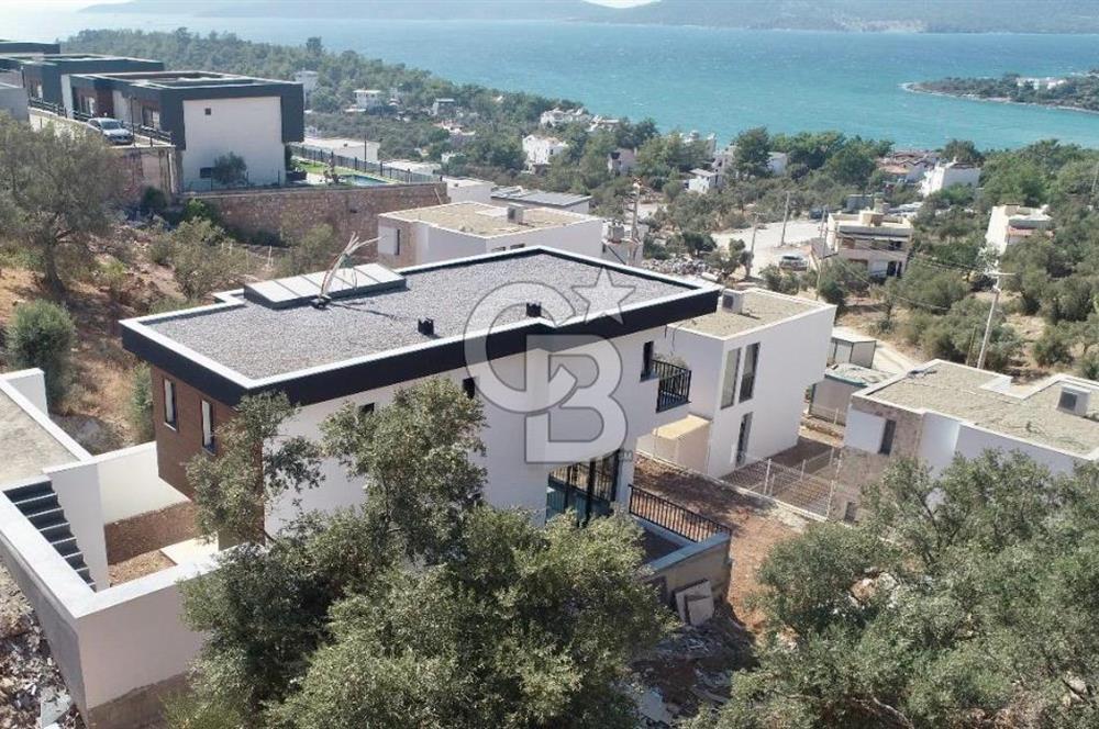 Kıyıkışlacık Zeytinlikuyu'da deniz manz.4+1 müstakil villa