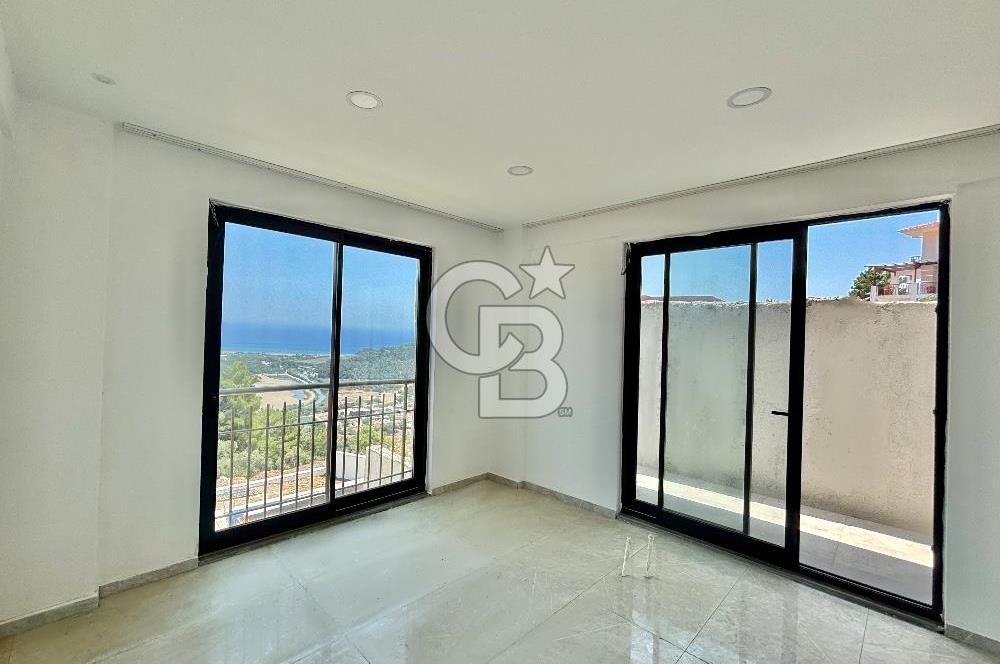 Muğla Ortaca Sarıgerme'de deniz manzaralı Dublex Villa