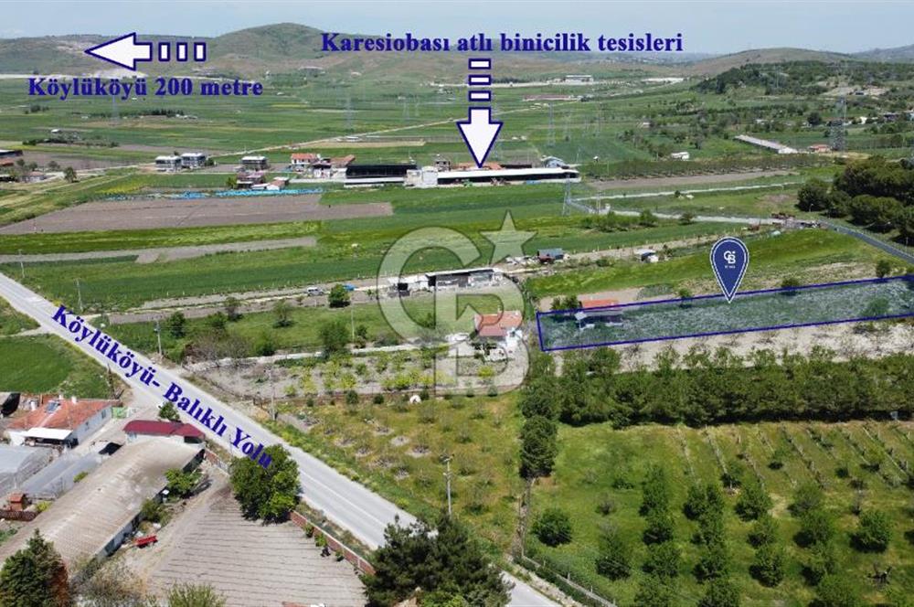 CB KiNG'DEN KÖYLÜKÖYÜ MAH.'DE SATILIK 1.862 M2 HOBİ BAHÇESİ
