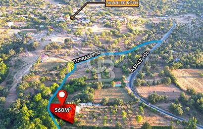 ÇANAKKALE MERKEZ KÖY SALİHLER 560 M² KÖYE YAKIN SATILIK ARAZİ