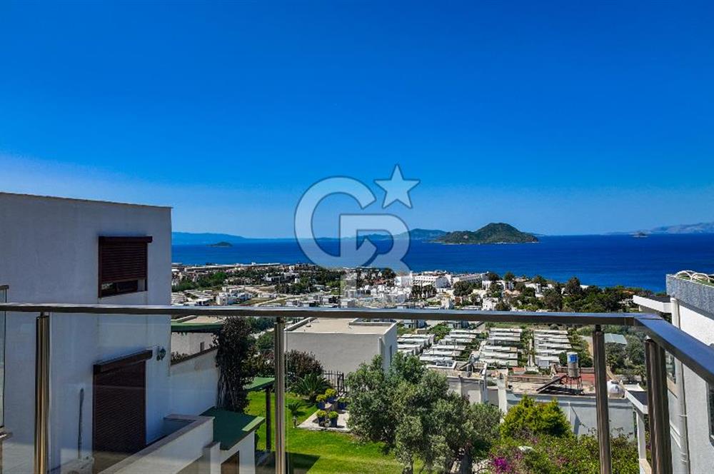 Bodrum Kadıkalesi Mevkii Satılık Deniz Manzaralı Müstakil Villa