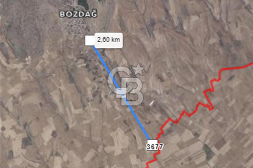 Çivril Bozdağ’da Kadastro Yola Cepheli, 4950 m² Müstakil Tapulu Tarla!