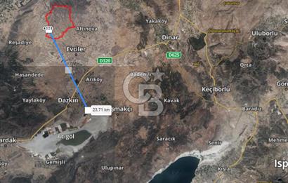Çivril Bozdağ’da Asfalt Yola 40 Metre, 2500 m² Müstakil Tapulu Tarla!