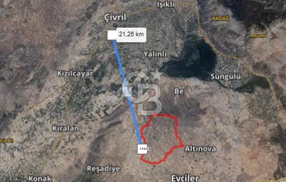 Çivril Bozdağ’da Asfalt Yola 40 Metre, 2500 m² Müstakil Tapulu Tarla!