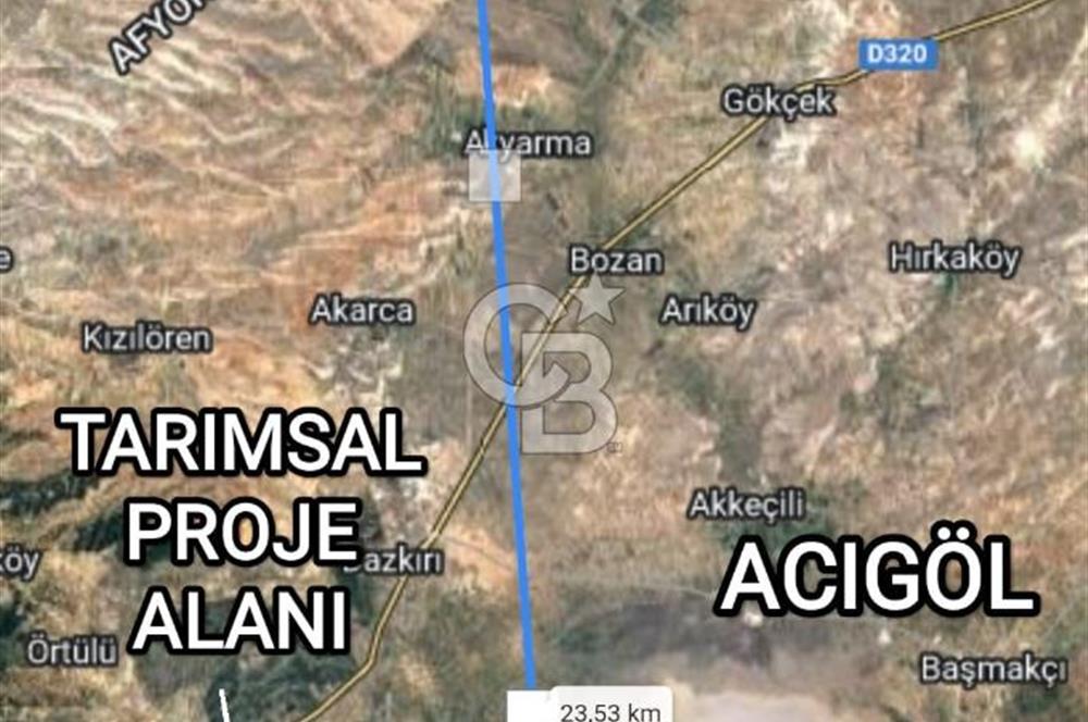 Afyon Evciler Altınova Köyünde Müstakil Tapulu 34.000 m2 Tarla